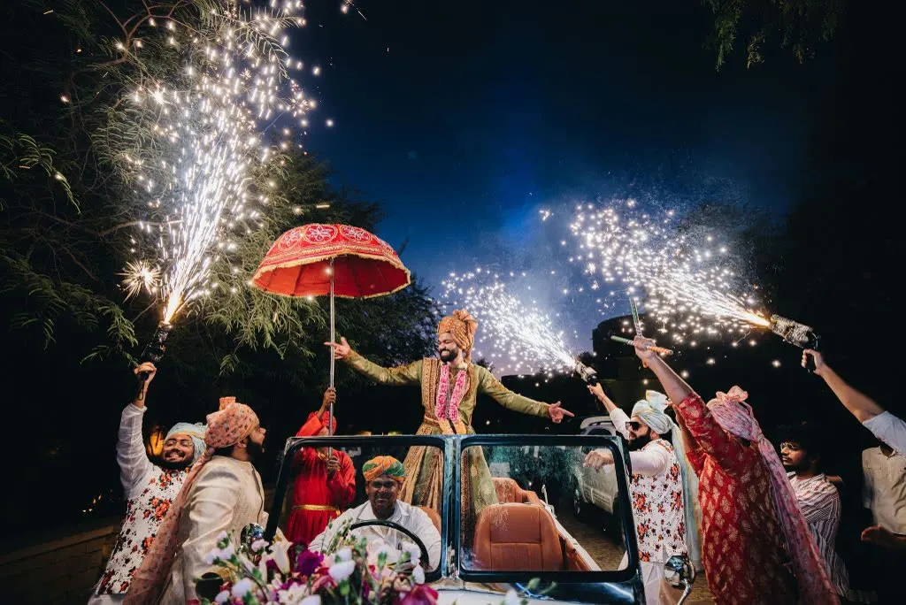 Grand wedding celebration managed by Saffron Collective, event planners in Delhi NCR